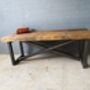 Industrial Reclaimed Custom Coffee Table Tv Stand 205, thumbnail 2 of 6