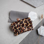 Leopard Print Ponyskin Leather Card Wallet, thumbnail 2 of 2