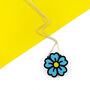 Blue Flower Necklace, thumbnail 4 of 8