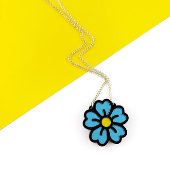 Blue Flower Necklace, 4 of 8