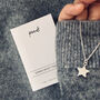 Silver Star Necklace. Friends Shining Bright, thumbnail 3 of 4