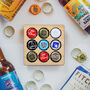 Beer Cap Wooden Coaster, thumbnail 1 of 12