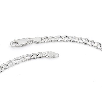 Sterling Silver Curb Chain Necklace Four.3mm 24 Inch, 5 of 5