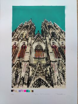 Cologne Cathedral Screenprint, 6 of 9