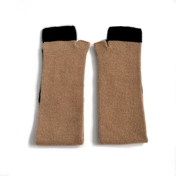 Pure Cashmere Wrist Warmers Gift For Her, 2 of 3