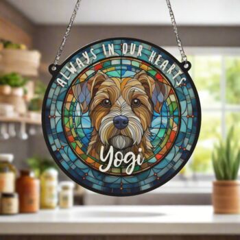 Border Terrier Memorial Suncatcher, 3 of 6