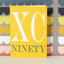 Roman Numerals Ninety Card, thumbnail 5 of 5