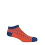 Crosslet Orange And Cube Blue Men's Trainer Socks Bundle, thumbnail 4 of 7