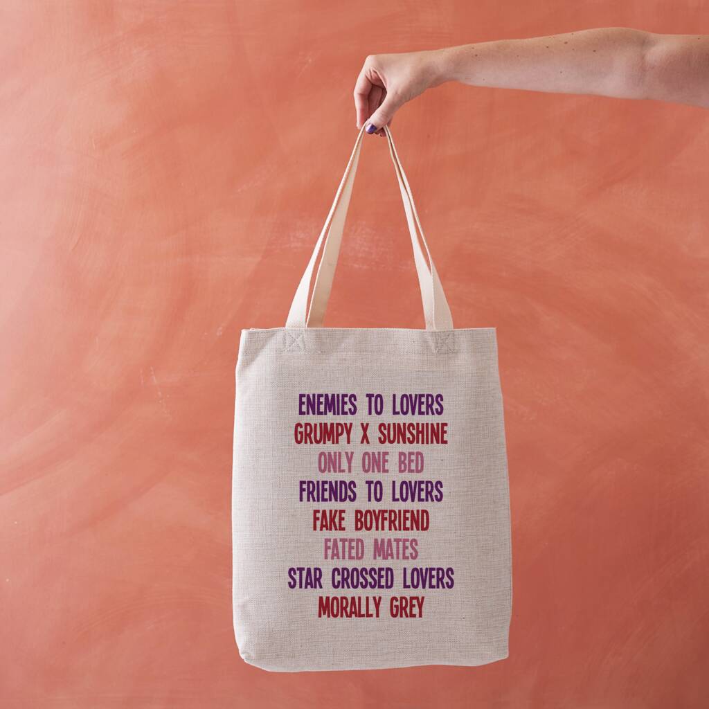 Romance Trope Tote Bag