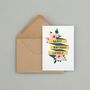 Personalised Floral Happy Birthday Card, thumbnail 2 of 4
