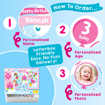 Personalised Fairy Wishes Birthday Jigsaw Puzzle, 4 of 11