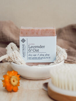 Calming Lavender Aromatherapy Bath Gift Set, 4 of 5