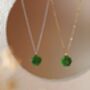 Vachana Botan Jade Flower Necklace, thumbnail 3 of 12
