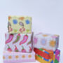 Yellow Postcard Pattern Gift Wrap, thumbnail 6 of 9