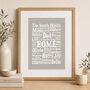 Personalised Word Art Print, thumbnail 1 of 5