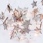 Glittery Star Fairy Lights, thumbnail 1 of 7