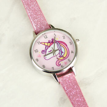 Personalised Unicorn Glitter Watch Gift, 4 of 4