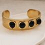 Black Agate Cuff Bangle, thumbnail 4 of 8