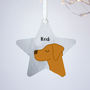 Labrador Dog Breed Christmas Decoration Personalised, thumbnail 2 of 4