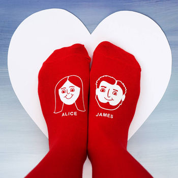 Personalised You And Me Anniversary Socks, 2 of 5