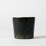 Handmade Black Ceramic Candle Lantern Tealight Holder, thumbnail 1 of 4