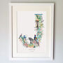 Personalised J To S Pastel Wildlife Letter Print, thumbnail 5 of 12