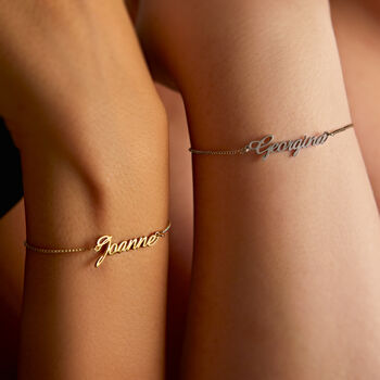 Personalised Name Tennis Bracelet, 3 of 7