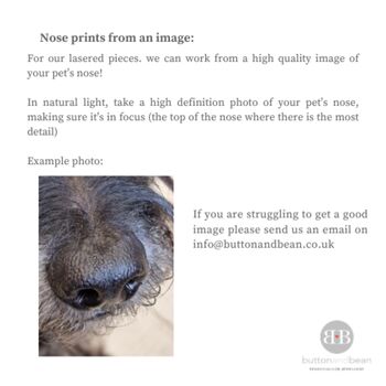 Personalised Silver Dog Nose Print Ring, 8 of 8