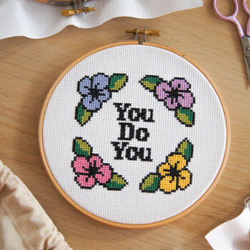 'You Do You' Cross Stitch Kit, 2 of 5