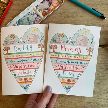 Personalised Mummy From Your Little Valentine Card, 3 of 5