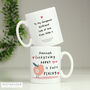 Funny Valentines Gifts Tea Mug Peachy, thumbnail 1 of 6