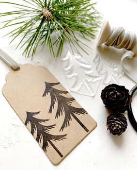 Forest Trees Rubber Stamp Set, 2 of 8