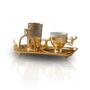 Gold Plated Turkish Coffee Serving Set, thumbnail 2 of 2