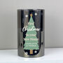 Personalised Christmas Tree Smoked Glass LED Candle, thumbnail 3 of 4