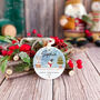 Personalised First Christmas Ceramic Ornament For Baby, thumbnail 4 of 7