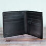No 20 Racing Blue Leather Wallet, thumbnail 5 of 5
