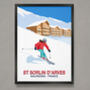 St Sorlin D'arves Ski Resort Poster, thumbnail 1 of 6