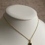 18 K Gold Emerald Pendant Necklace, thumbnail 6 of 9