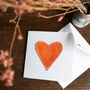 Personalised Leather Heart Card, thumbnail 9 of 10