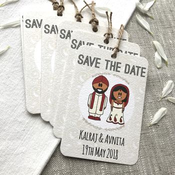 Indian Save The Date Magnet, 4 of 4