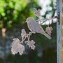 Recycled Iron Bird Silhouette Garden Art, thumbnail 2 of 6
