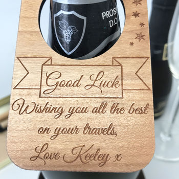 Personalised Good Luck Bottle Label, 5 of 8