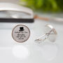 Personalised Father Of The Bride Cufflinks And Gift Box, thumbnail 2 of 4