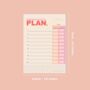 A5 Planner Pad | Time Clarity And Productivity Planner, thumbnail 5 of 5