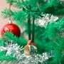 Hand Painted Mini Ceramic Mug Christmas Ornament, thumbnail 4 of 6