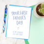 Personalised First Father's Day Card For Daddy/Grandad, thumbnail 2 of 3
