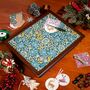 William Morris Mallow Teal Cushioned Lap Tray, thumbnail 3 of 6