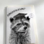 Graduation Raccoon Card, thumbnail 3 of 6