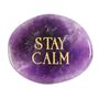 Stay Calm Amethyst Crystal Palm Stone, thumbnail 4 of 4