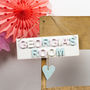 Personalised Room Sign Name Plaque With Heart, thumbnail 1 of 3